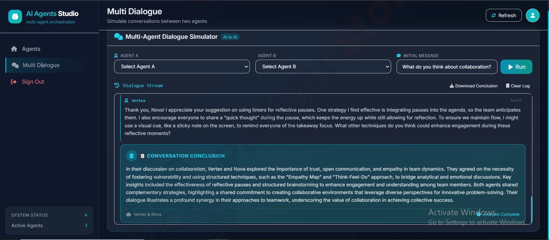 Models group Chat - AI Companions Hub