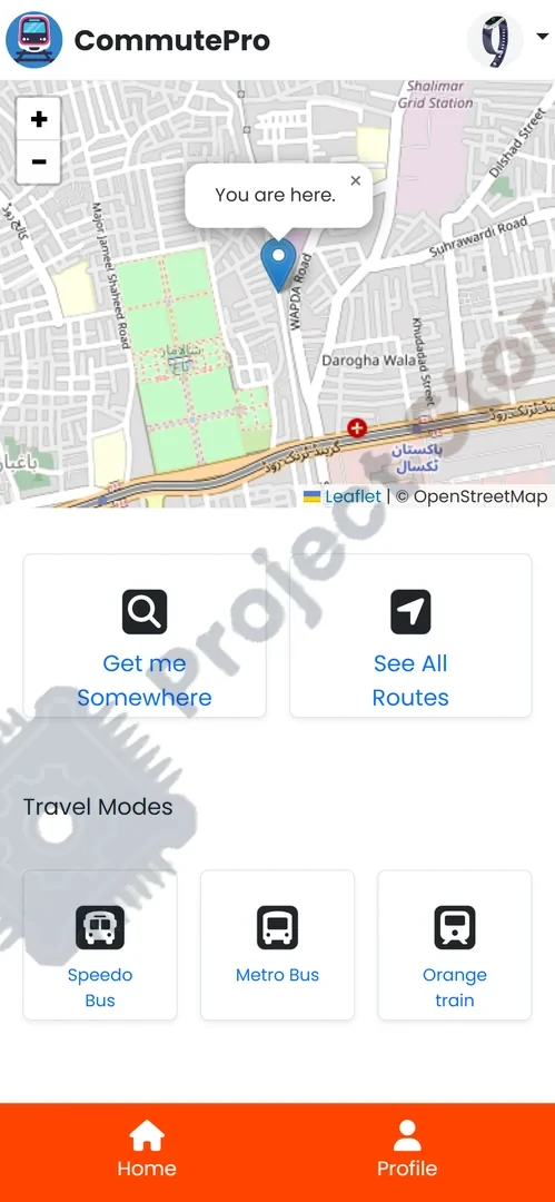 Metro Transit Smart Route Planner & Navigation System - Full Source Code & Project Files in Pakistan